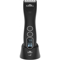 【Kenchii】 Flash 5 Matte Black 5-in-1 Pet Grooming Clipper Digital LCD Stay-Cool Blade Precision Pet Grooming Trim, Shape, Sleek and Ergonomic Design