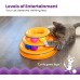 Catstages Tower of Tracks Cat Toy – 3-Level Track Tower with 6 Balls, Interactive Cat Toy for Indoor Enrichment